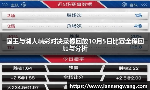 国王与湖人精彩对决录像回放10月5日比赛全程回顾与分析
